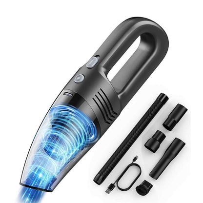 Aspiradora de Mano Inalámbrica Almalux® 120W con Succión 9500Pa, Filtro HEPA Lavable, Carga USB y 5 Accesorios