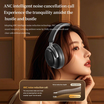 Auriculares Inalámbricos Almalux® BASS100 ANC con Cancelación de Ruido, Bluetooth 5.4, Sonido HiFi 360°, Plegables, Cómodos con Graves Potentes