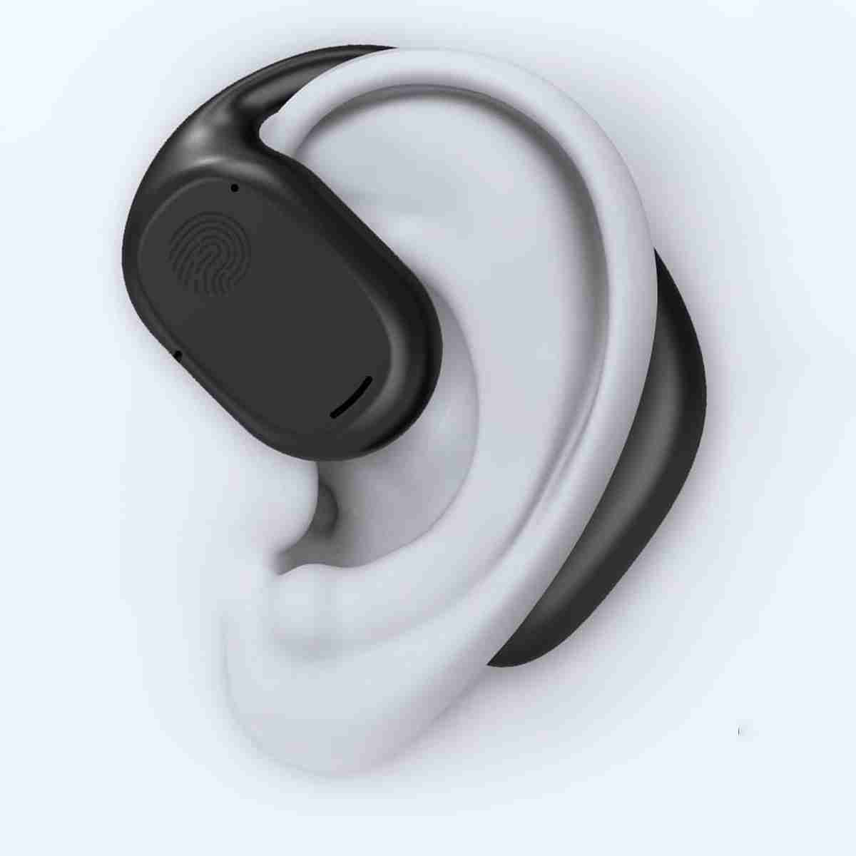 Auriculares Almalux® Bluetooth 5.3 por conducción osea con funda de carga -  12 horas -  impermeables -  inalámbricos para iPhone -  Android y PC -  conciencia de entorno