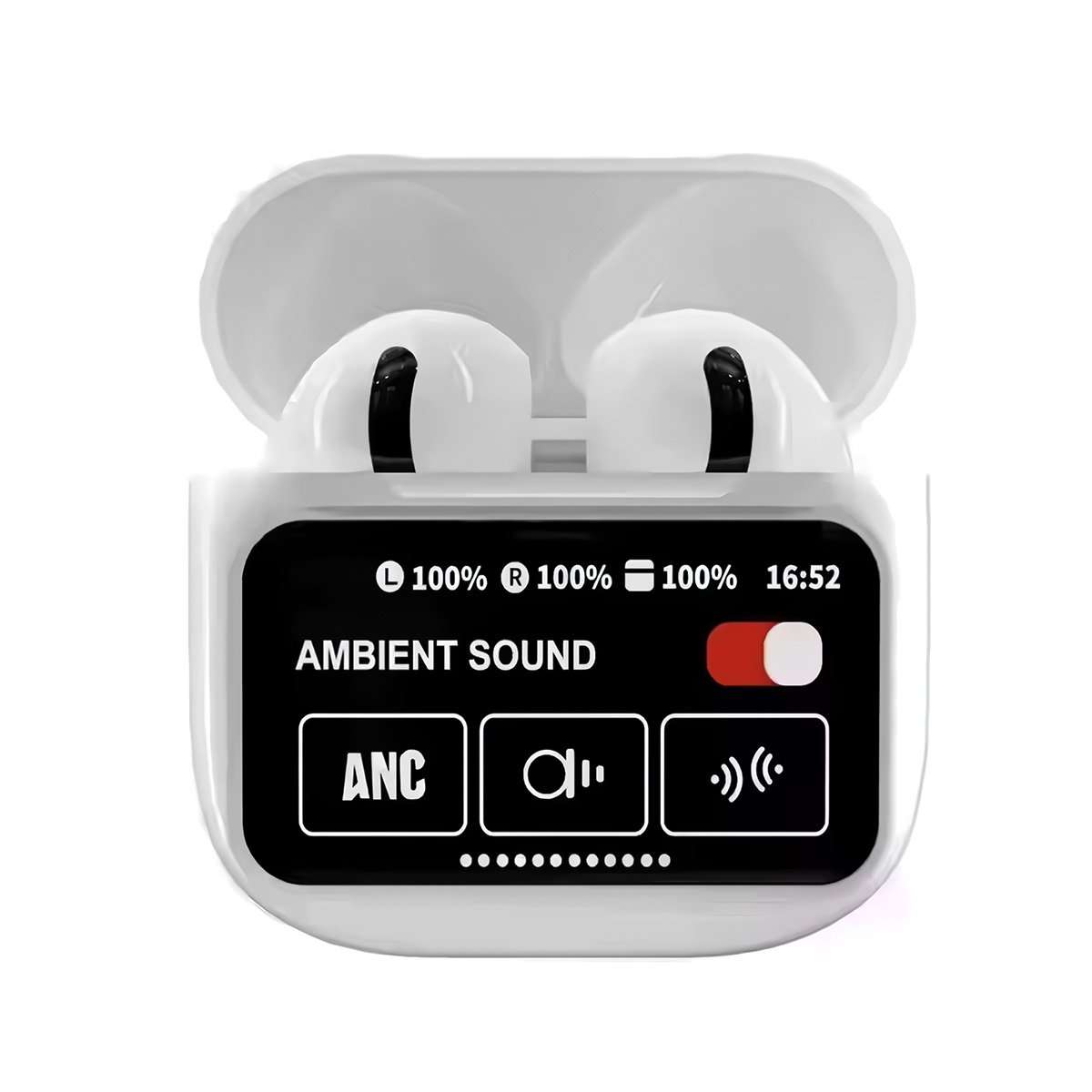 Auriculares inalámbricos Almalux® TWS A11 con Pantalla, Cancelación de ruido ANC, Bluetooth 5.4