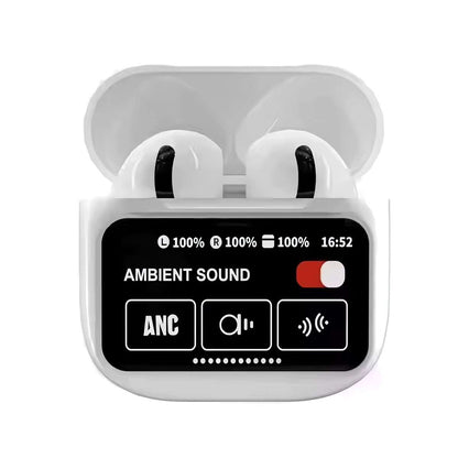 Auriculares inalámbricos Almalux® TWS A11 con Pantalla, Cancelación de ruido ANC, Bluetooth 5.4