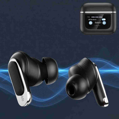 Auriculares Bluetooth Almalux® con Cancelación de ruido real (ANC) y Pantalla táctil inteligente para un control total
