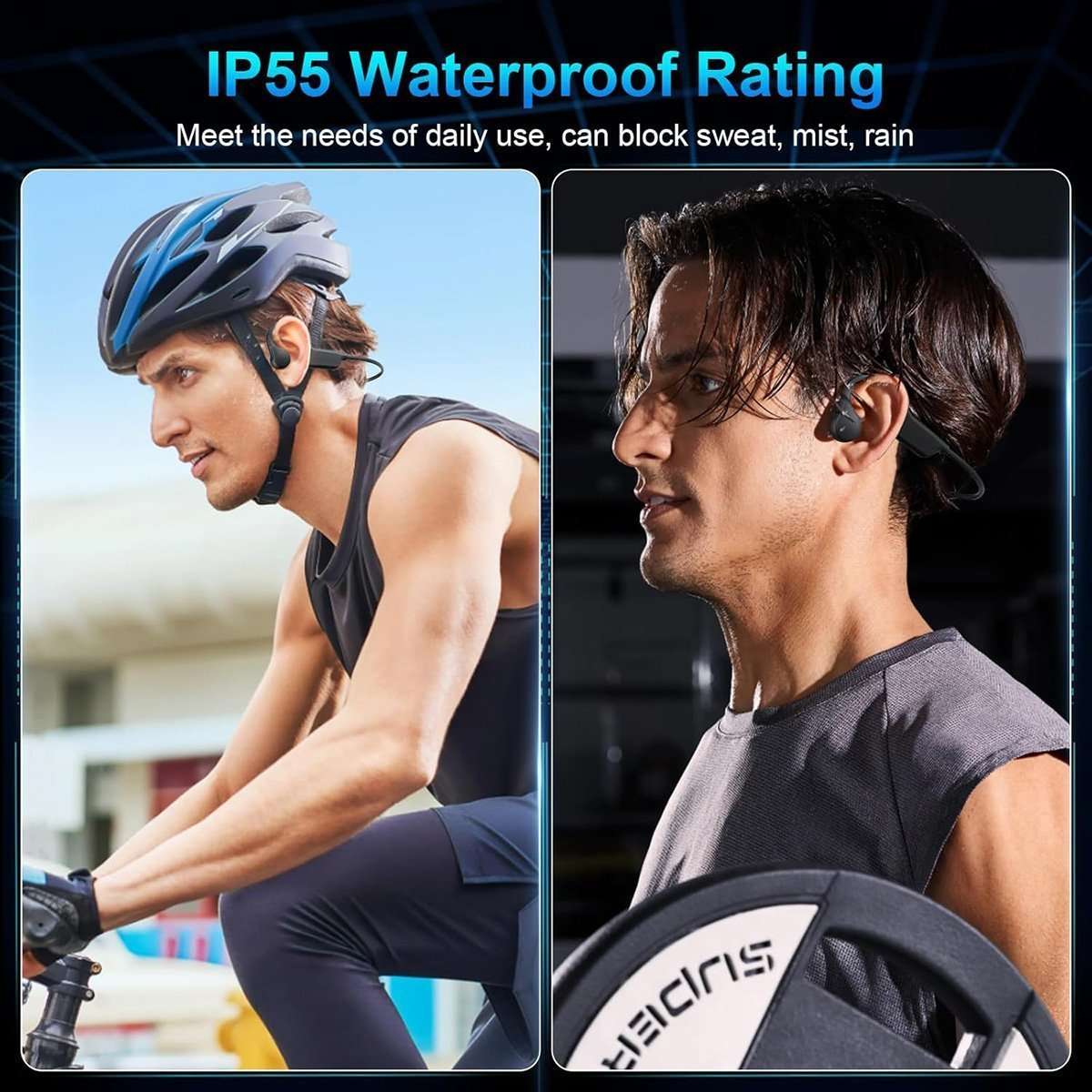Auriculares Bluetooth Almalux® por Conducción Ósea – Flexibles, Resistentes y Seguros | IP55 | 8h de batería