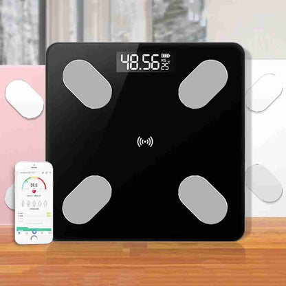 Báscula Electrónica Inteligente de Índice de Masa y Grasa Corporal Almalux® Negro