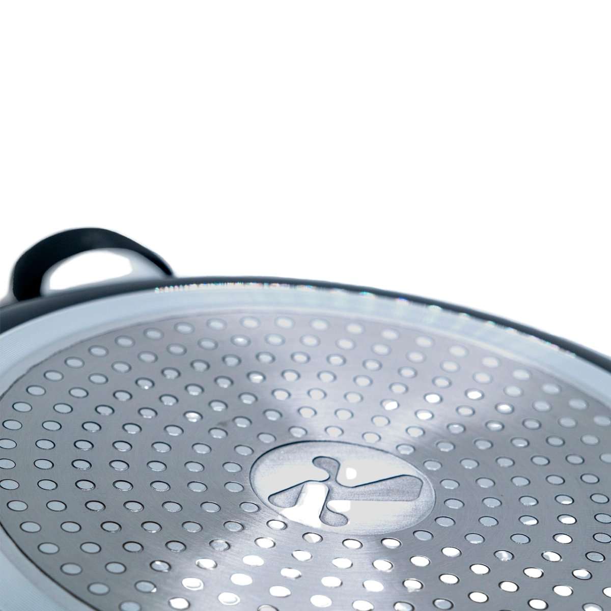 Batería de Cocina Almalux® – 3 Ollas con Tapa + 2 Sartenes Antiadherentes | Compatible con gas, vitrocerámica, eléctrica e inducción | Alta Resistencia