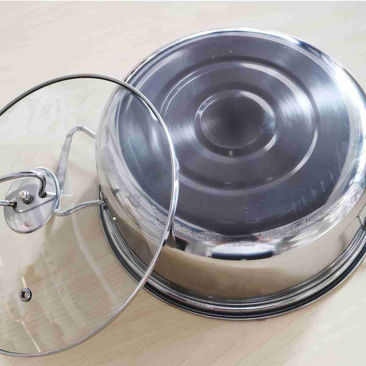 Batería de cocina Almalux® de 10 piezas en Acero Inoxidable para todo tipo de cocinas