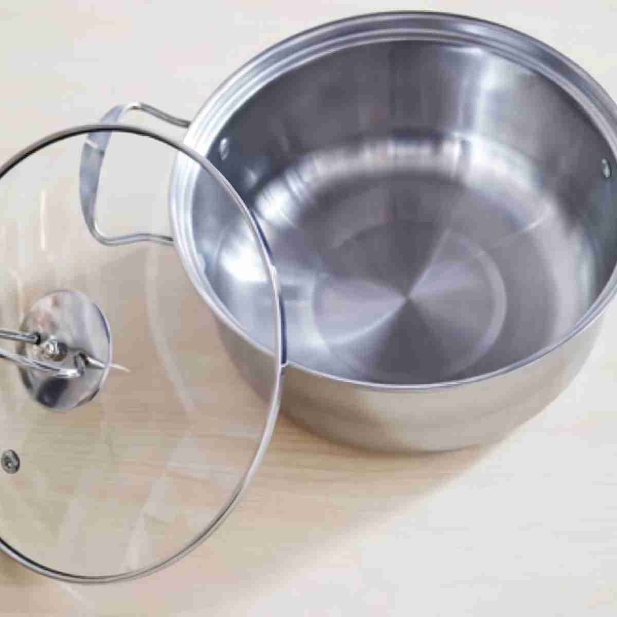 Batería de cocina Almalux® de 10 piezas en Acero Inoxidable para todo tipo de cocinas