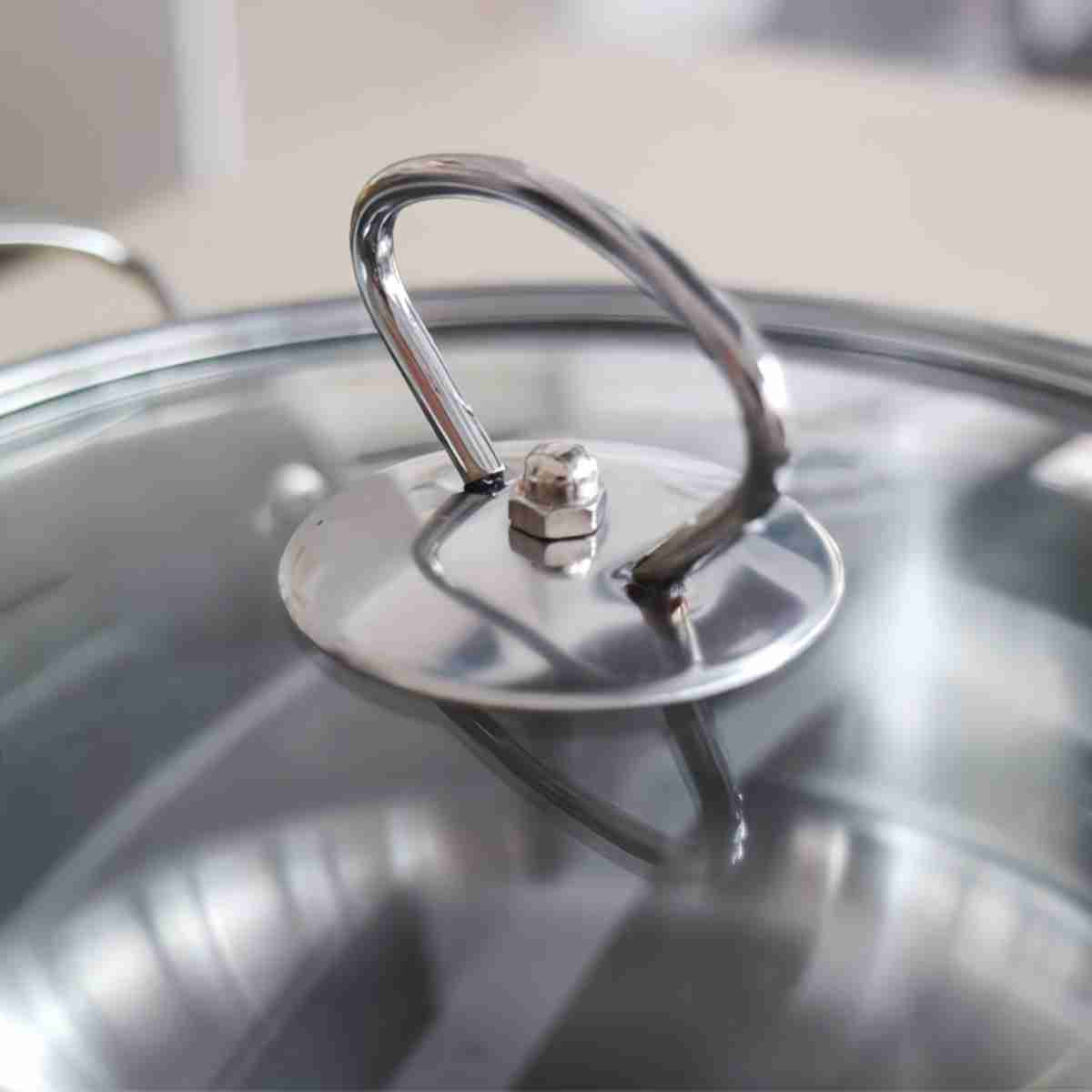 Batería de cocina Almalux® de 10 piezas en Acero Inoxidable para todo tipo de cocinas