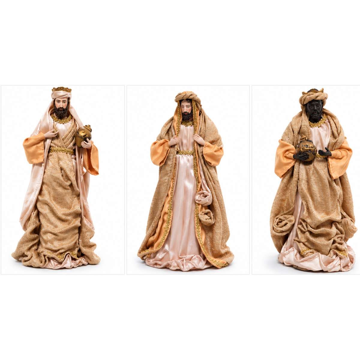 Belén Navideño Decorativo con Figuras de Nacimiento y Reyes Magos – Figura Máxima 30 cm