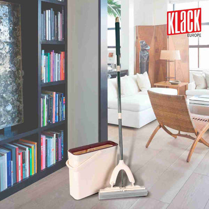 Mopa de esponja con cubo 3 en 1 Almalux®