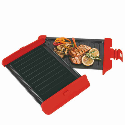 Mini plancha Grill para microondas de acero antiadherente de 26cm