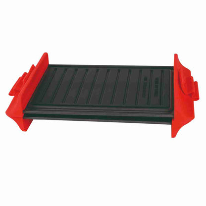 Mini plancha Grill para microondas de acero antiadherente de 26cm