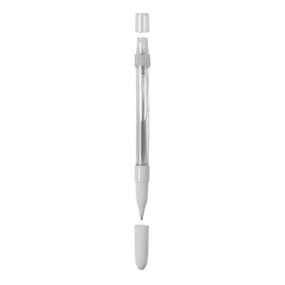 Bolígrafo higienizante Almalux® con pulverizador recargable integrado y capucha protectora