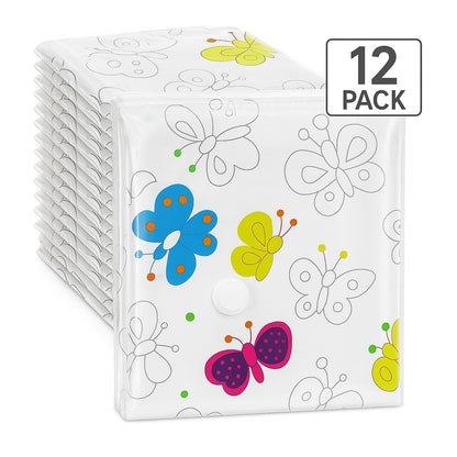 Pack de 12 Bolsas de Almacenamiento Almalux® al Vacío con Bomba Manual - Ahorrador de Espacio para Ropa, Protección contra Polvo y Humedad, Organizador Viaje y Temporada