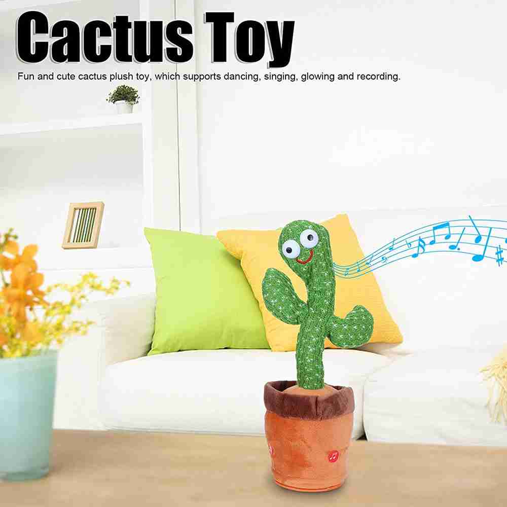 Cactus Bailarin Canta Juguete De Peluche