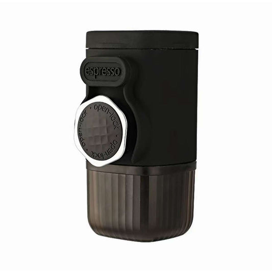 Cafetera Espresso Portátil Manual Almalux® – Compatible con Cápsulas y Café Molido, Presión de 18 Bares, Sin Batería, Ultra Compacta