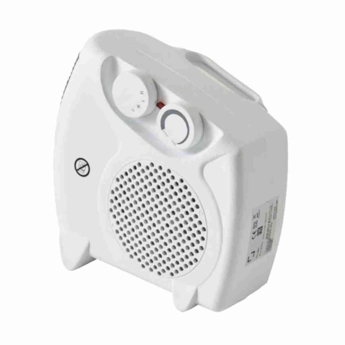 Calefactor Ventilador Almalux® de Aire Caliente / Frío -  Termoventilador -  2 Niveles Temperatura -  Con Termostato 2000W