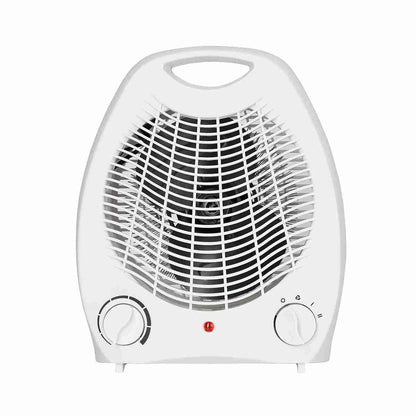 Calefactor Ventilador Almalux® de Aire Caliente / Frío -  Termoventilador -  2 Niveles Temperatura -  Con Termostato 2000W