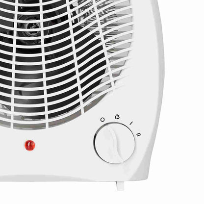 Calefactor Ventilador Almalux® de Aire Caliente / Frío -  Termoventilador -  2 Niveles Temperatura -  Con Termostato 2000W