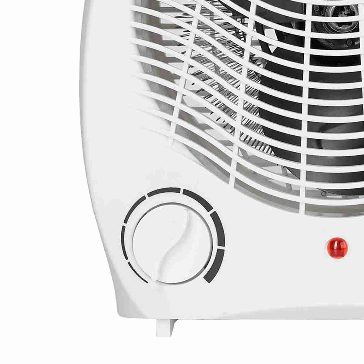 Calefactor Ventilador Almalux® de Aire Caliente / Frío -  Termoventilador -  2 Niveles Temperatura -  Con Termostato 2000W