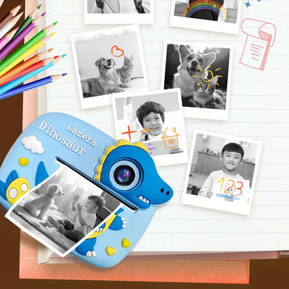 Cámara Digital Infantil Almalux® con Impresión Instantánea, Cámara Térmica para Niños con Video, Fotos al Instante