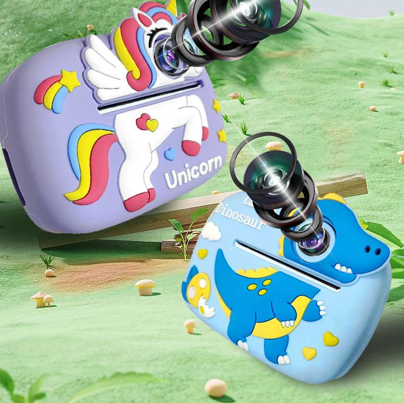 Cámara Digital Infantil Almalux® con Impresión Instantánea, Cámara Térmica para Niños con Video, Fotos al Instante