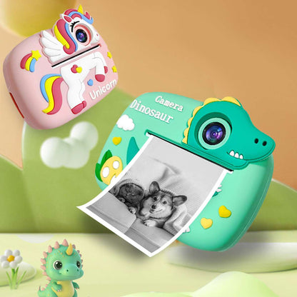 Cámara Digital Infantil Almalux® con Impresión Instantánea, Cámara Térmica para Niños con Video, Fotos al Instante