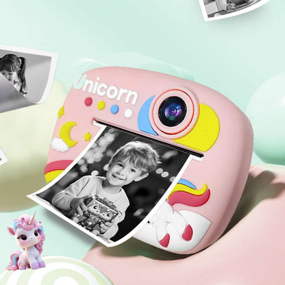 Cámara Digital Infantil Almalux® con Impresión Instantánea, Cámara Térmica para Niños con Video, Fotos al Instante