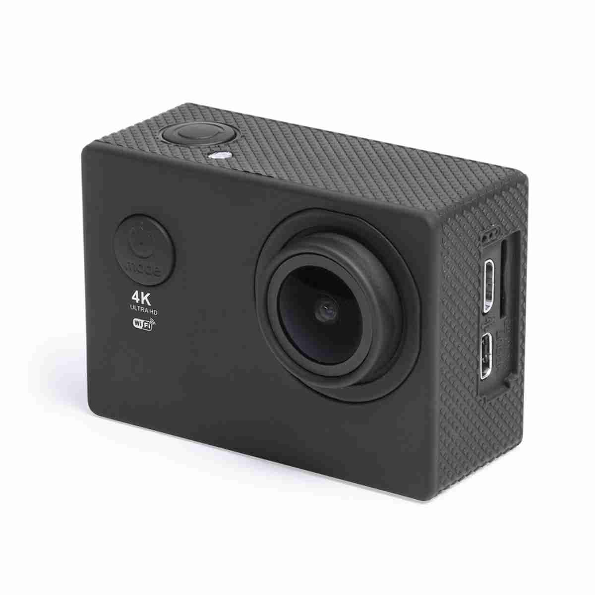 Videocámara Deportiva Almalux® Pro 4K con Mando: Captura cada momento en alta definición - Negro