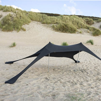Toldo / Carpa Almalux® 2,25 x 2,1 m – Refugio Solar para Playa o Montaña | Desplegable, con Anclaje de Arena y Postes de Aluminio