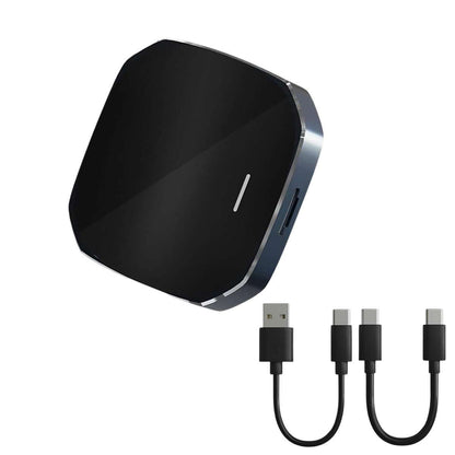 Adaptador inalámbrico Almalux® Mini CarPlay Box 2025 – CarPlay y Android Auto sin cables | Streaming con Netflix y YouTube | Plug & Play