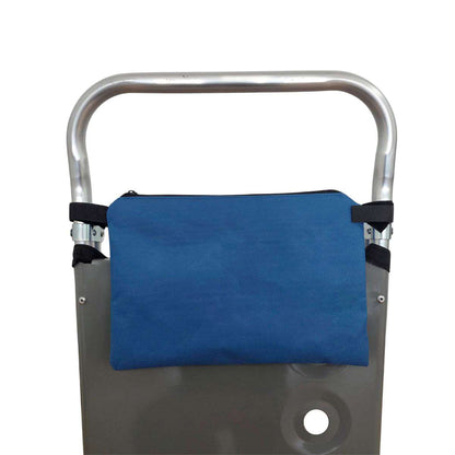 Carrito de transporte con ruedas Almalux® convertible en mesa para playa, camping, piscina, etc