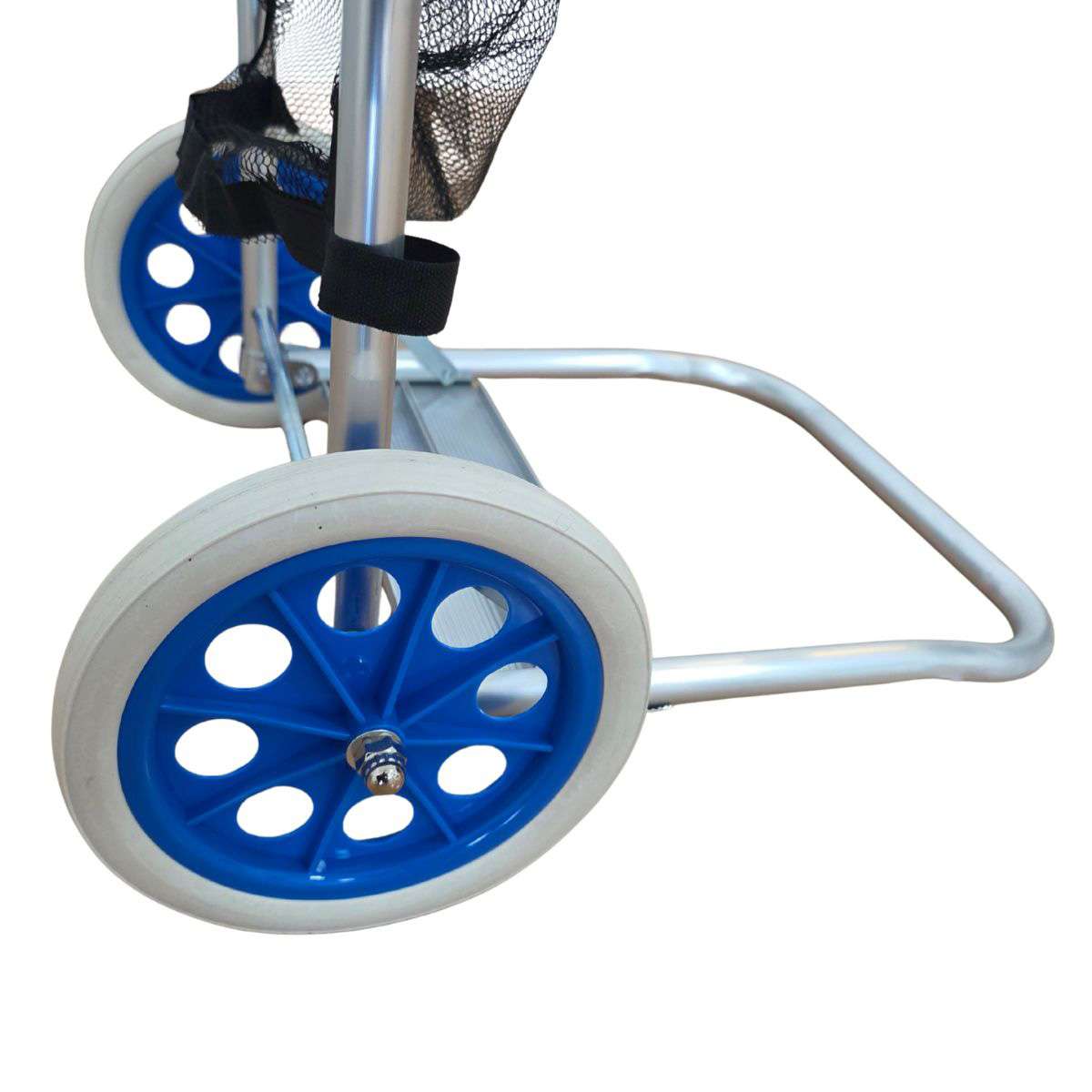 Carrito de transporte con ruedas Almalux® convertible en mesa para playa, camping, piscina, etc