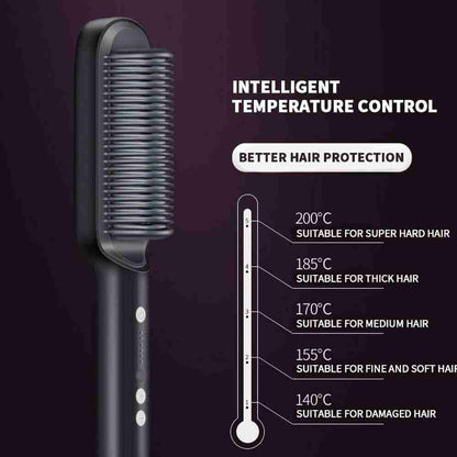 Cepillo de Pelo Profesional Electrico Almalux® FH909 Negro