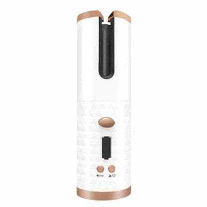 Cepillo de Pelo Rizador Automatico Recargable por USB Almalux® Blanco QM600