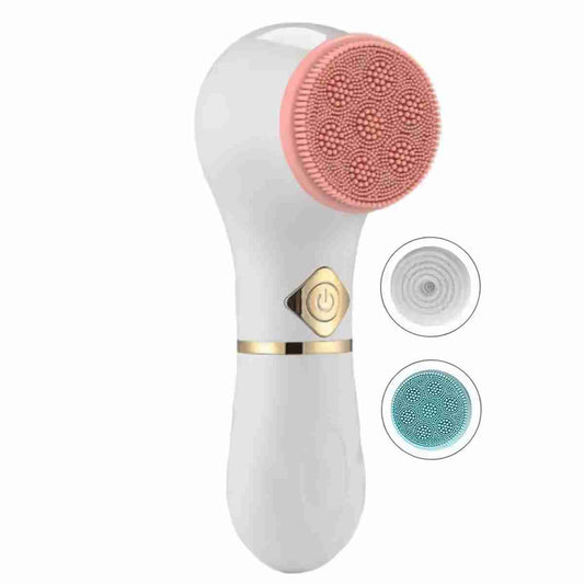 Cepillo de limpieza facial giratorio Almalux® con tres cabezales intercambiables -  Tu Secreto para una Piel Radiante