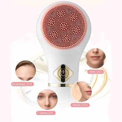 Cepillo de limpieza facial giratorio Almalux® con tres cabezales intercambiables -  Tu Secreto para una Piel Radiante