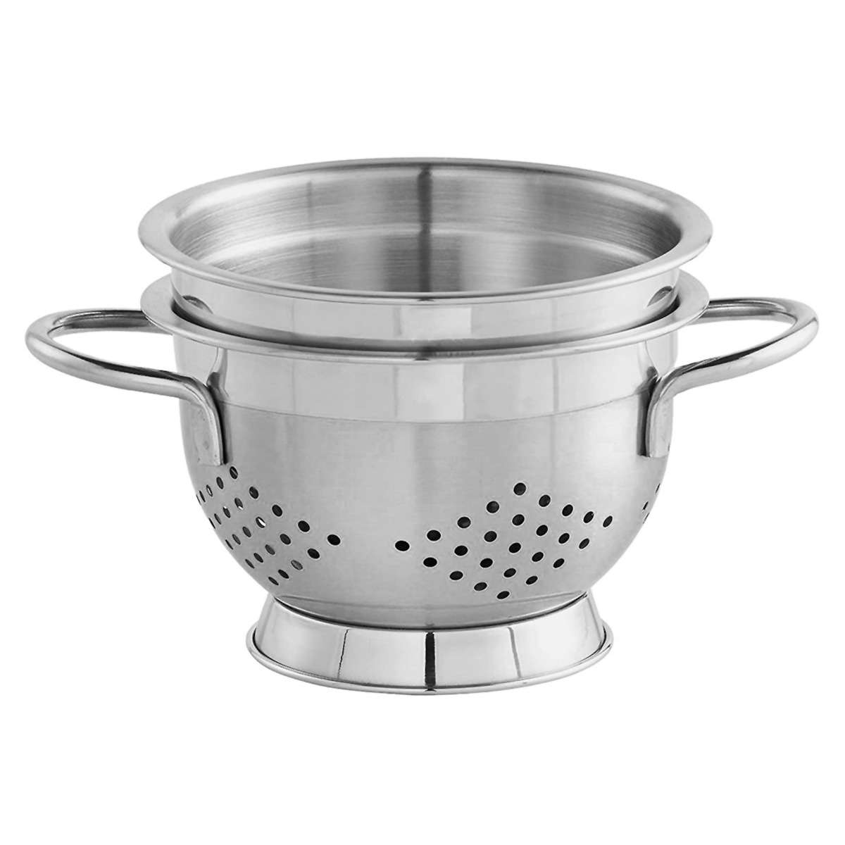 Juego de Colador y Bol Almalux® de Acero Inoxidable de 1.6 Litros