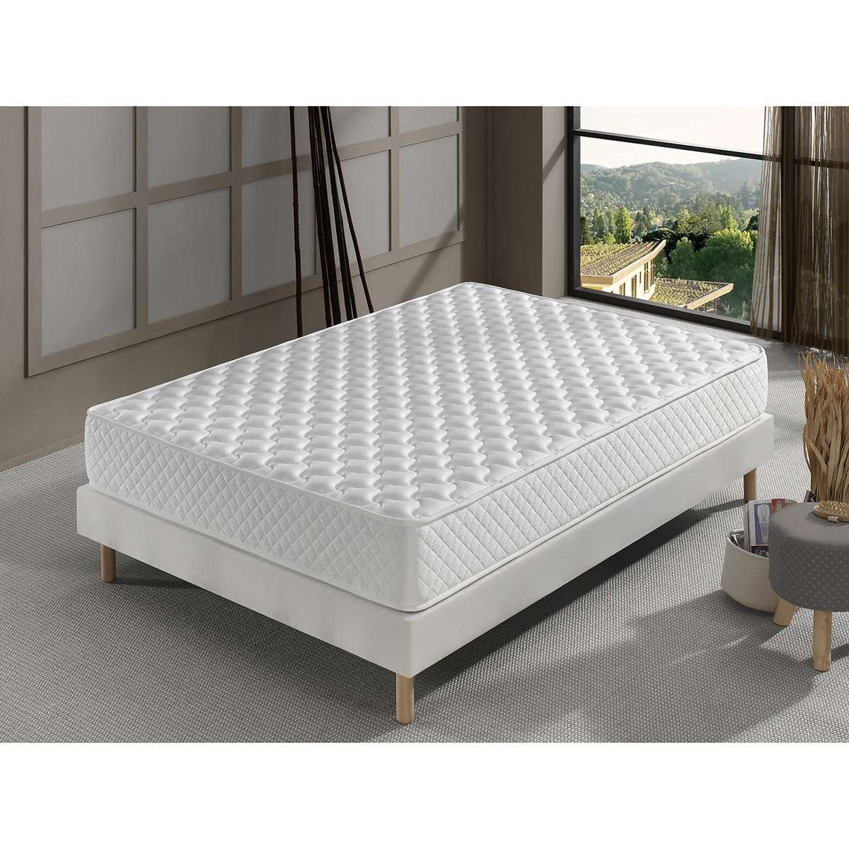 Colchón Almalux® Ibiza Viscoelástico Enrollado HR Firmeza Media 20-22 cm
