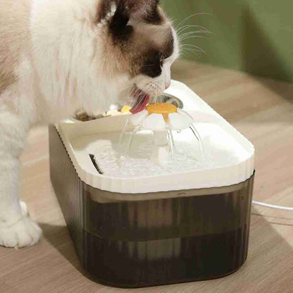 Comedero y bebedero Fuente automática para mascotas Almalux®: Mantén a tu mascota hidratada y alimentada de forma práctica y automática