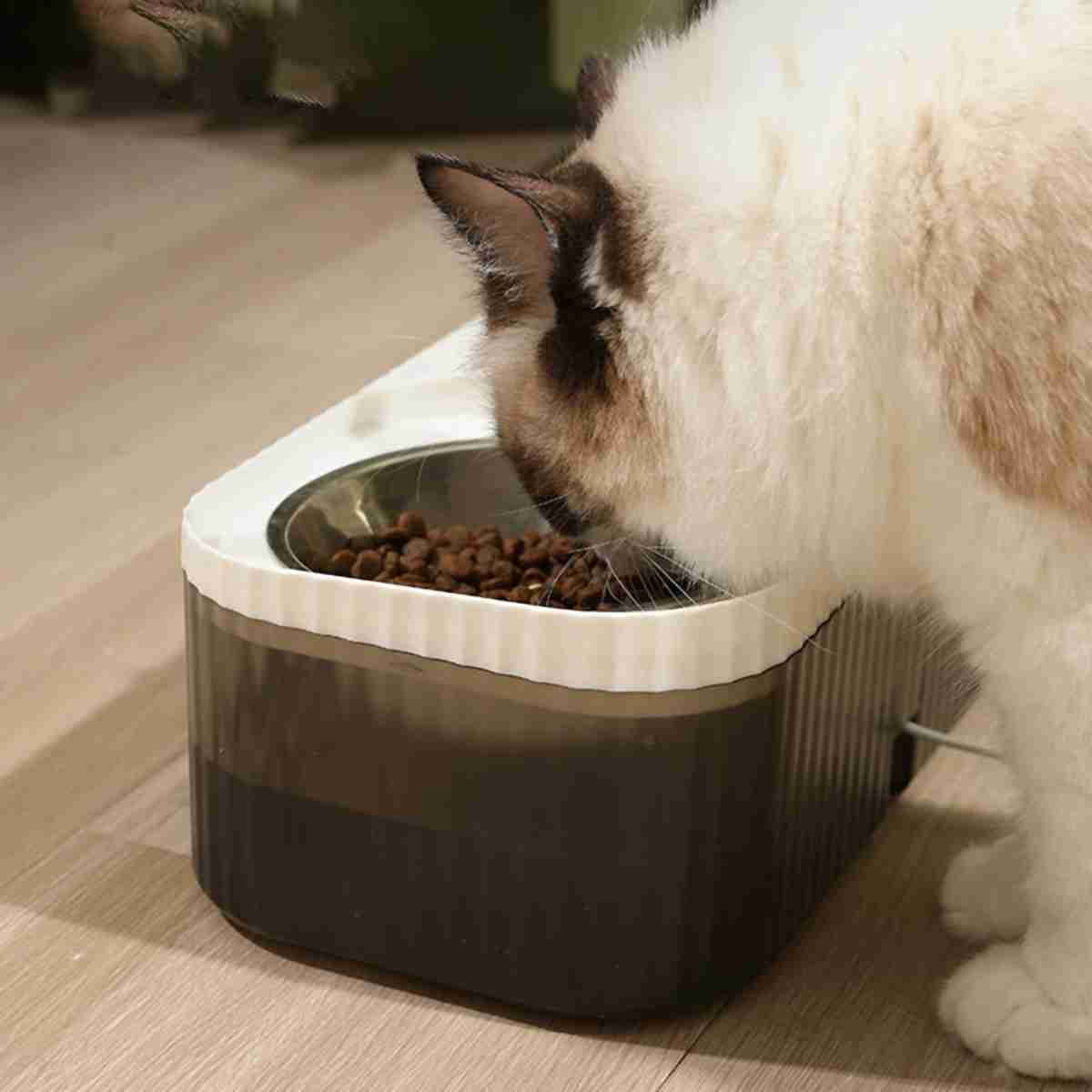 Comedero y bebedero Fuente automática para mascotas Almalux®: Mantén a tu mascota hidratada y alimentada de forma práctica y automática