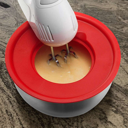 Cuenco de Acero Inoxidable Almalux® con Base Antideslizante y 3 ralladores integrados
