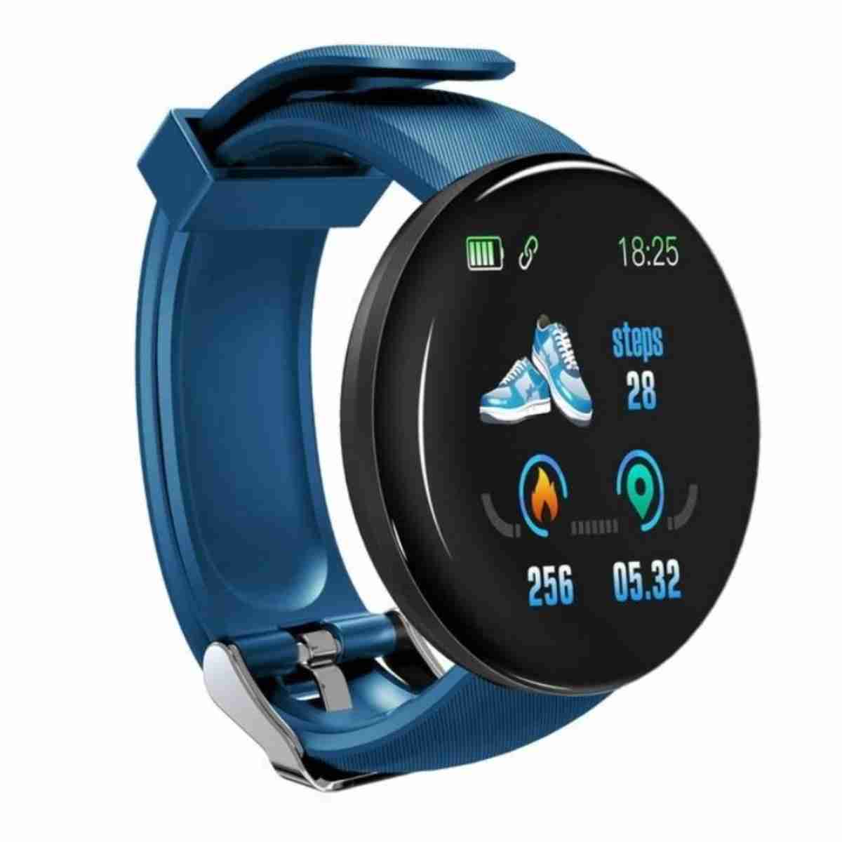 Reloj Smartwatch Almalux® KD18 con pantalla TFT de 1.3" -  frecuencia cardíaca -  presión arterial y notificaciones