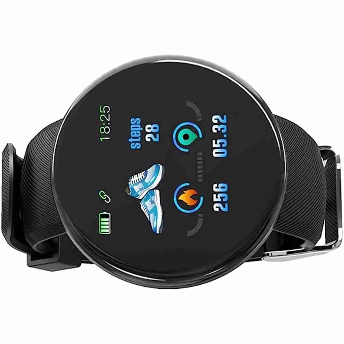Reloj Smartwatch Almalux® KD18 con pantalla TFT de 1.3" -  frecuencia cardíaca -  presión arterial y notificaciones