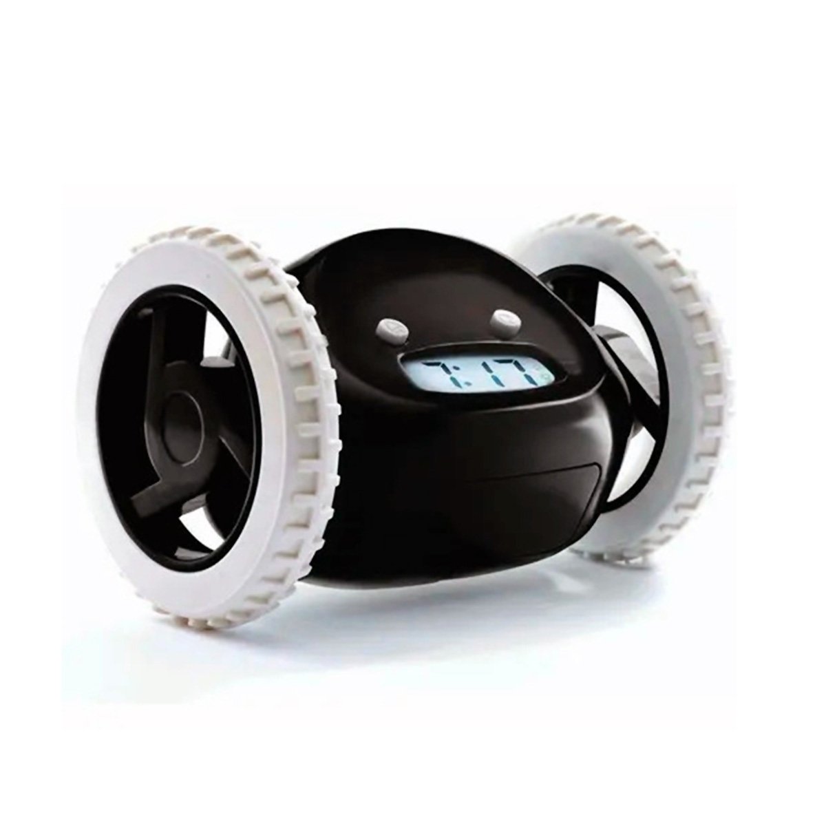 Reloj Despertador Fugitivo Almalux® con Ruedas | Despertador que Corre y se Esconde | Alarma Fuerte para Dormilones