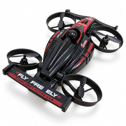 Almalux® Dron Coche Volador RC 2 en 1 2.4 GHz con Control Remoto, Volteretas 360°, Despegue y Aterrizaje Automático, 3 Velocidades y Carga USB