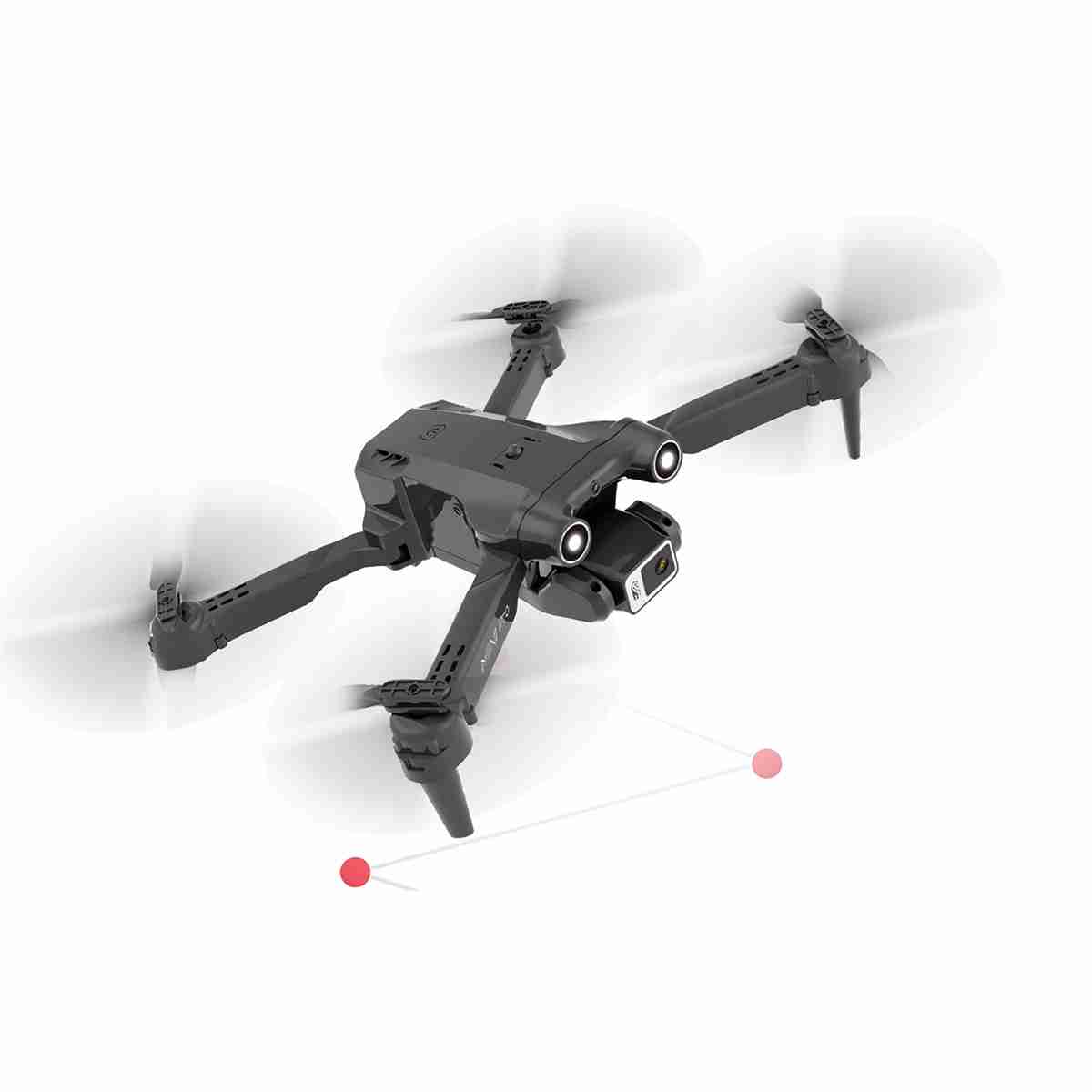 DRON CUADRICOPTERO Almalux® E63 Mini Pro CON CAMARA DUAL 4K FOTO Y VIDEO -  2.4g WiFi -  Evita los Obstáculos