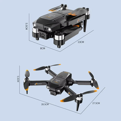 Dron Almalux® F205 con Cámara Dual 4K HD – Control Remoto con Pantalla, Motor Sin Escobillas, FPV Wifi y Giro 360°
