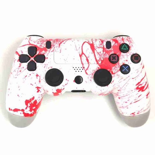 Mando P4 BLANCO/ROJO compatible con PS4 Play Station 4