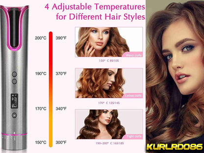 Rizador de Pelo de Cerámica Moldeador Rizos Ondas Almalux® RIZARD086